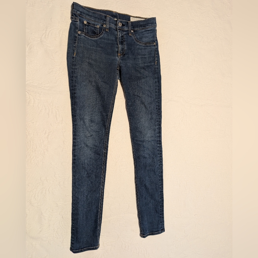Rag & Bones Women's Blue Skinny Jeans, Size 27